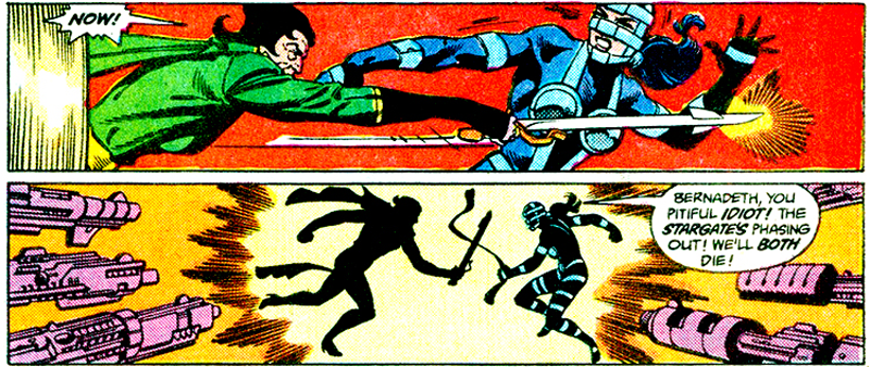 Bernadeth betrays Lashina.